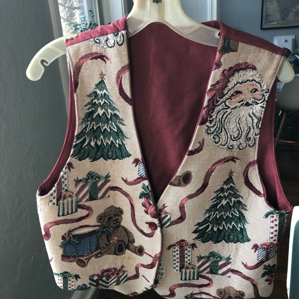 Vintage Christmas Vest